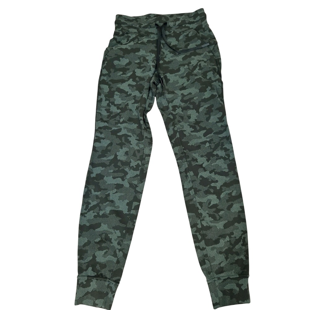 Lululemon Ready to Rulu Jogger Womens 4 Dark Olive Camo High Rise Yoga Pants - Picture 6 of 12